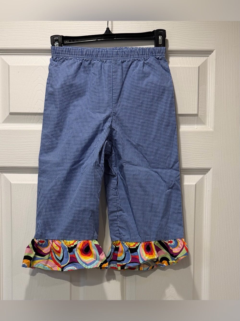 Potato Saks size 6 (youth) wide legs ruffled hem pants